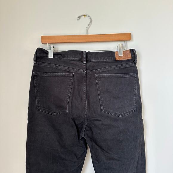 JOHNNY WAS Cropped Baby Boot Embroidered Stripe Raw Hem Jeans Black 29 - Picture 9 of 9